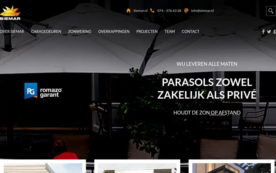 Screenshot of siemar.nl