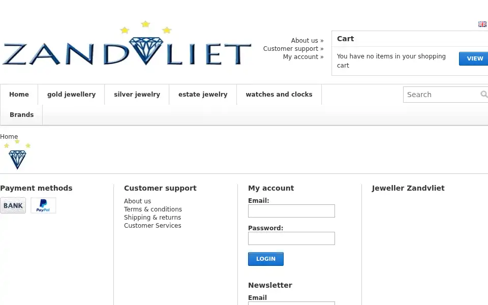 Screenshot of sieradenhorlogeshop.nl