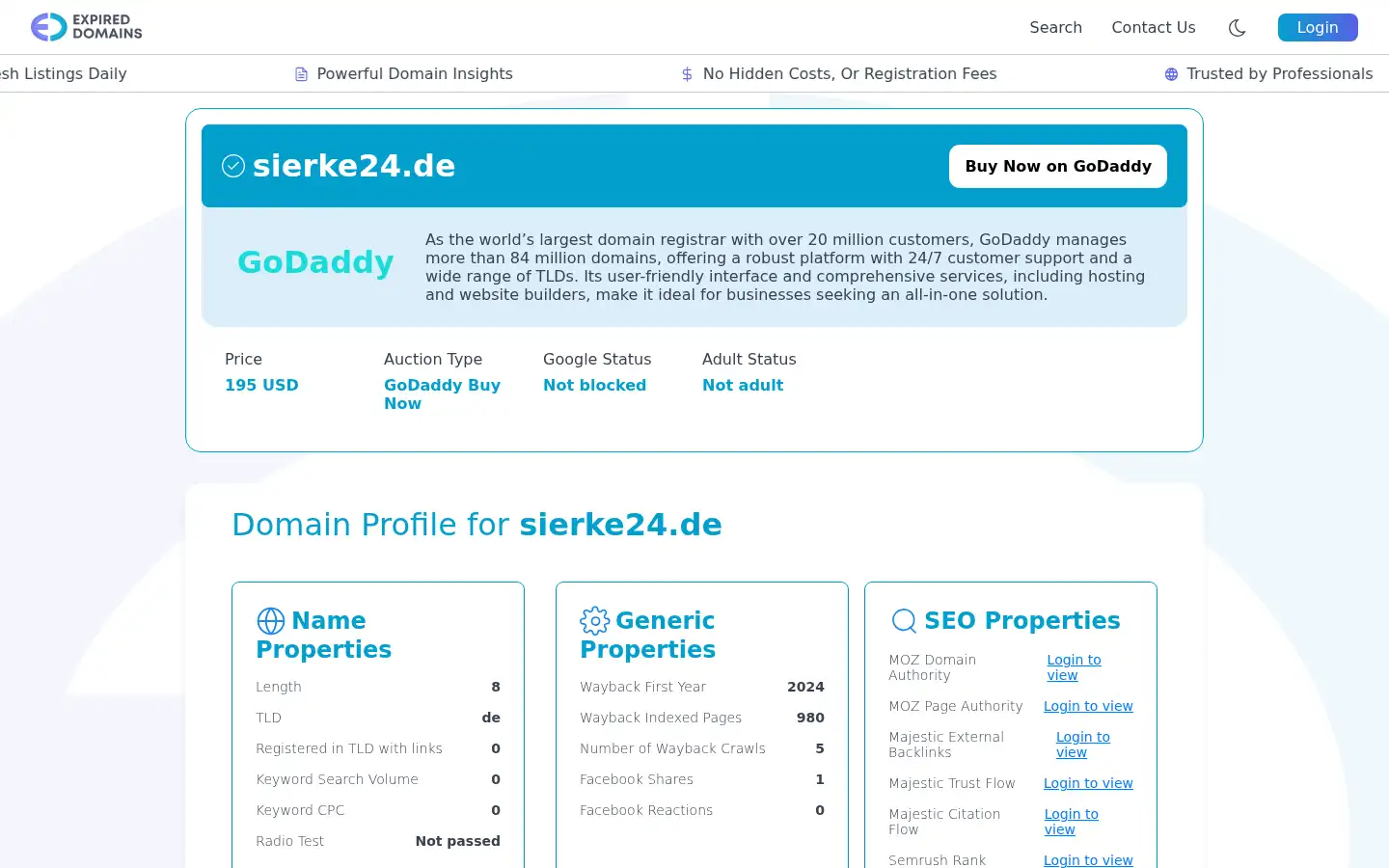 Screenshot of sierke24.de