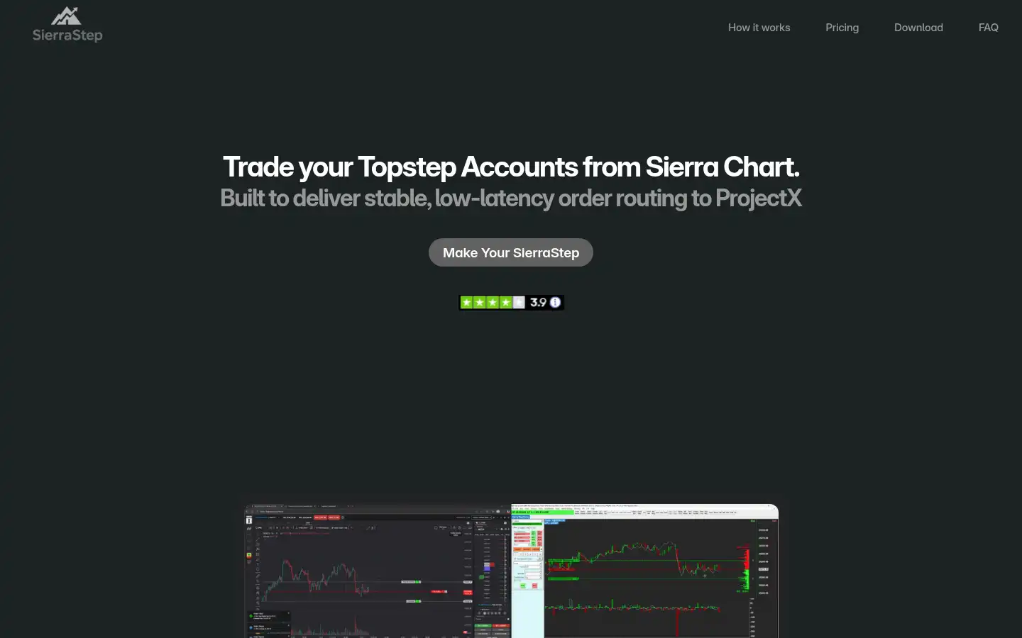 Screenshot of sierrastep.com