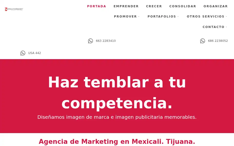 Screenshot of sietepuntodos.com