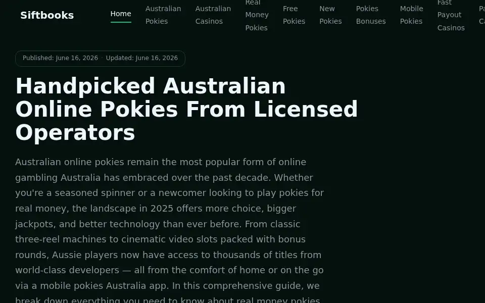 Screenshot of siftbooks.com