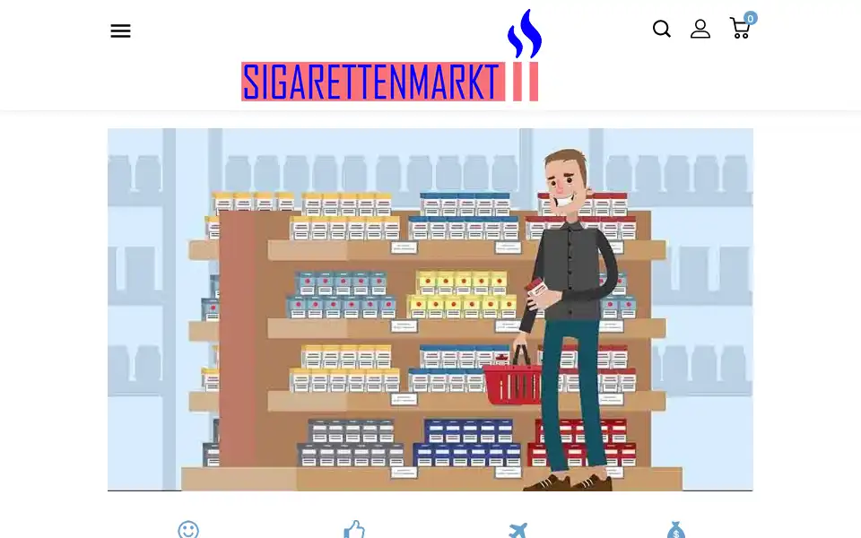 Screenshot of sigarettenmarkt.co