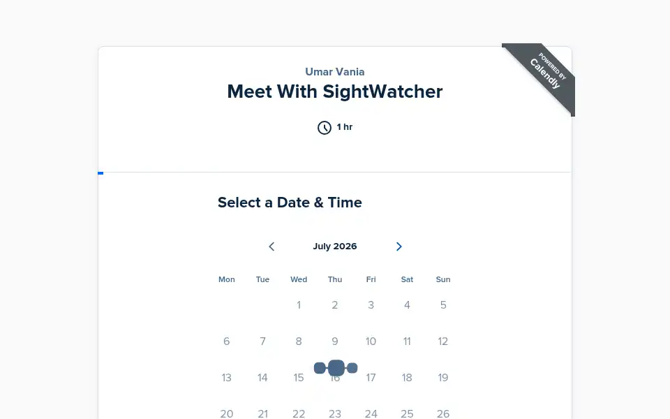 Screenshot of sightwatcher.com