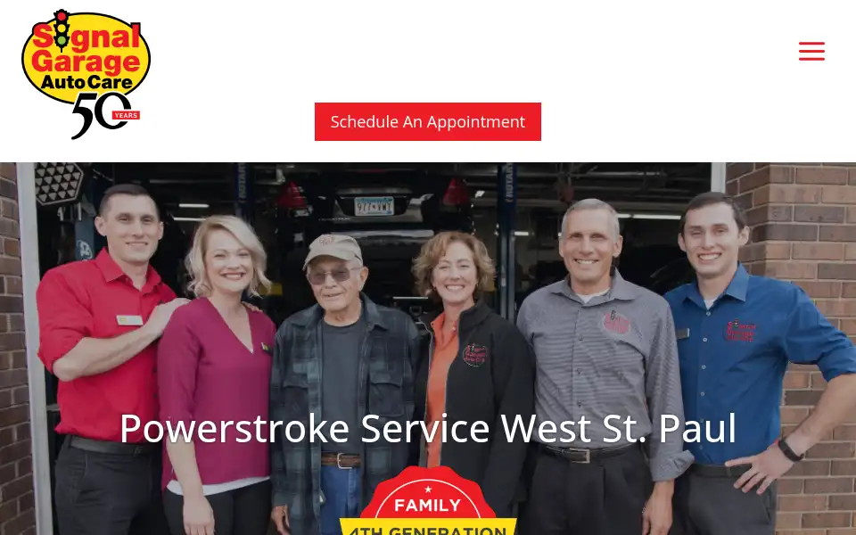 Screenshot of signalgarage.com