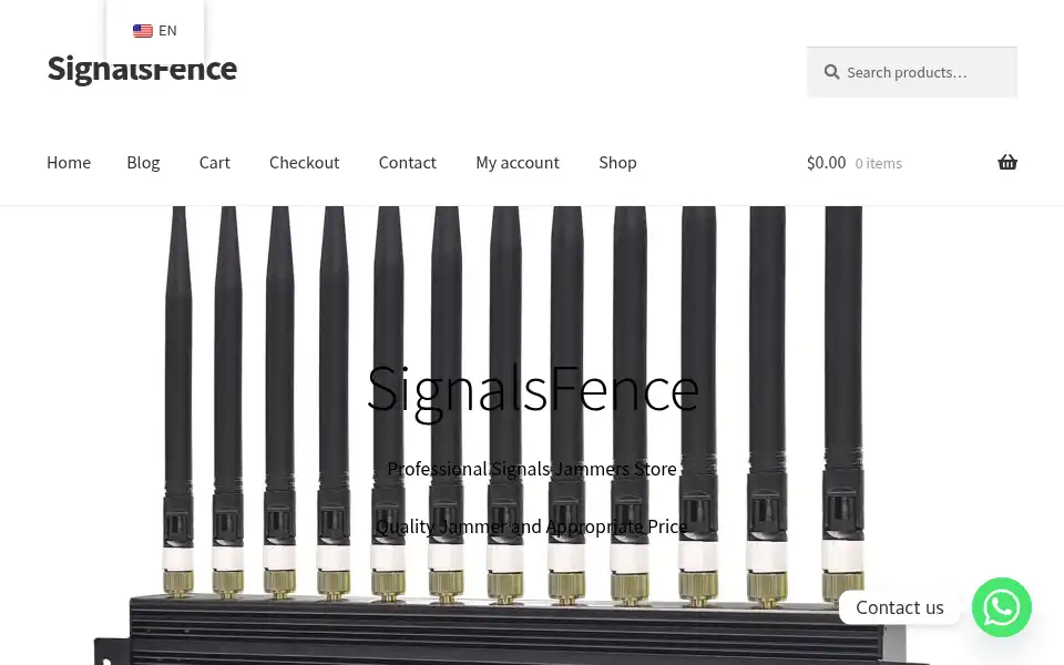 Screenshot of signalsfence.com