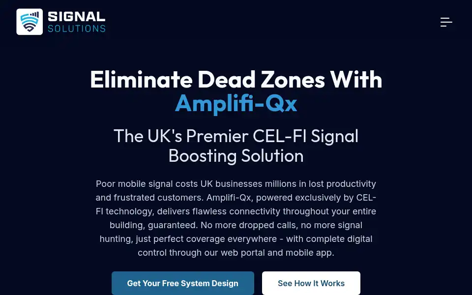 Screenshot of signalsolutions.co.uk