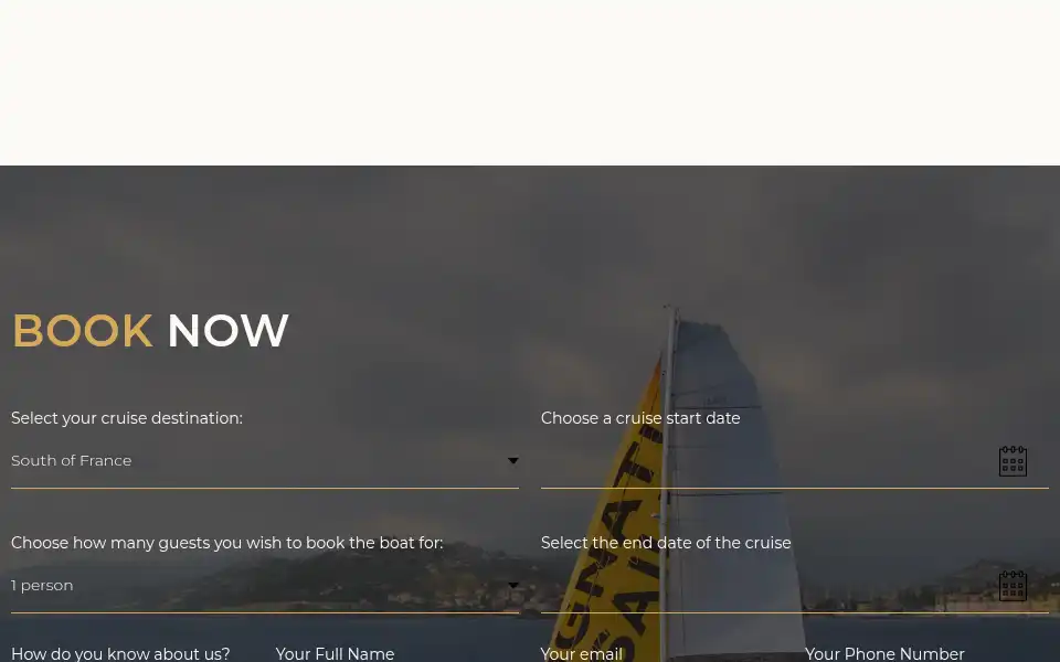 Screenshot of signaturesailing.com