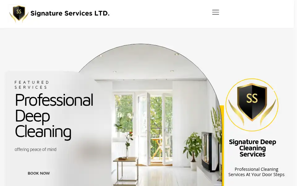 Screenshot of signatureservices.org.uk