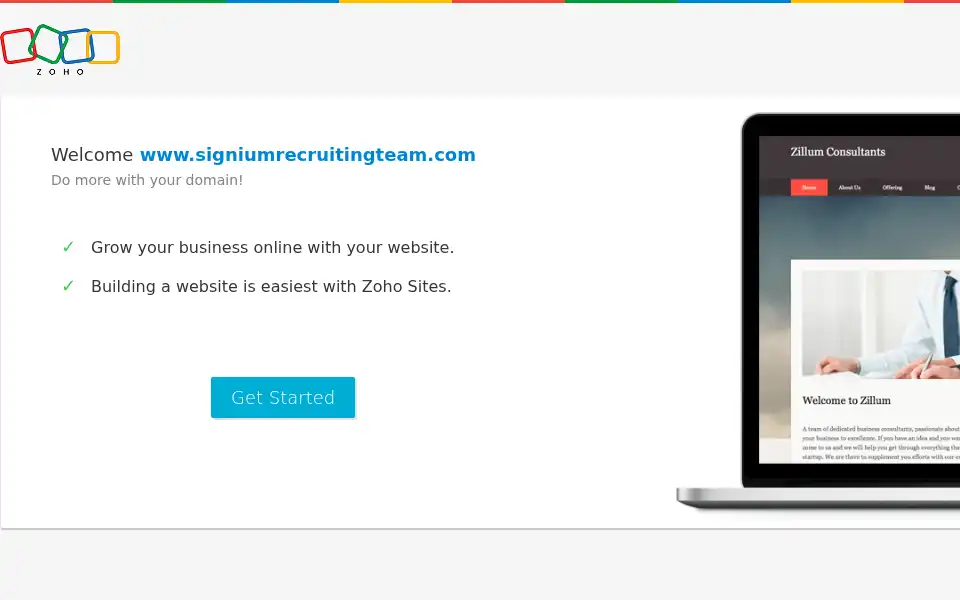 Screenshot of signiumrecruitingteam.com