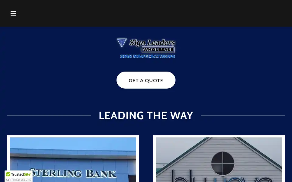Screenshot of signleaders.com