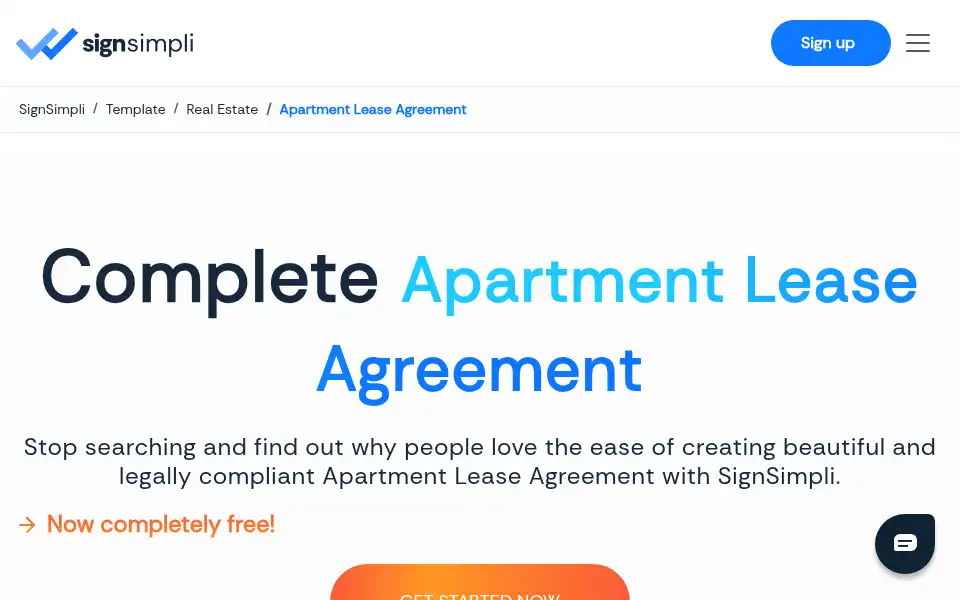 Screenshot of signsimpli.com