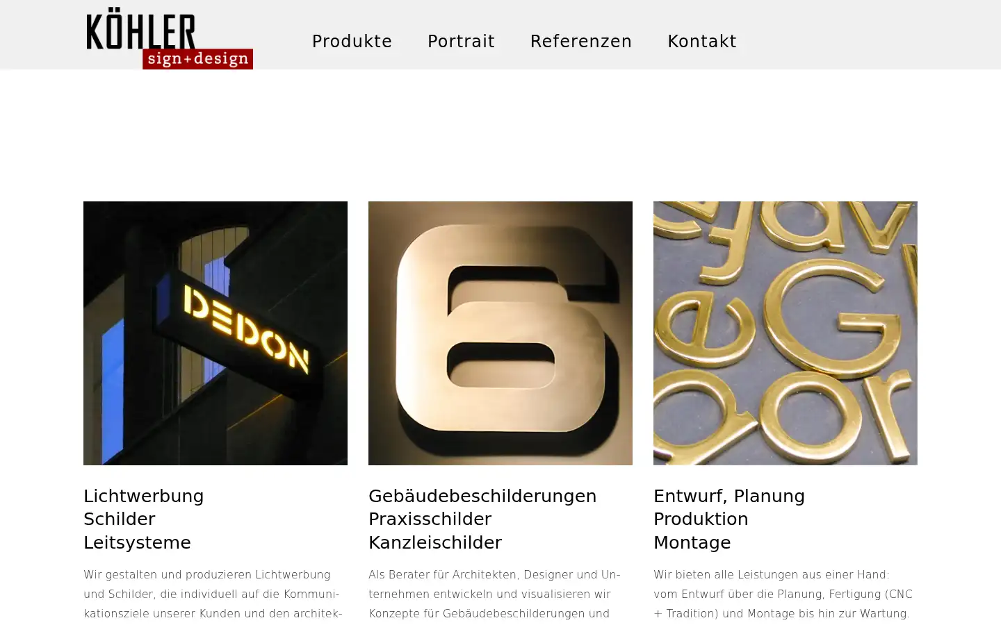 Screenshot of signunddesign.de