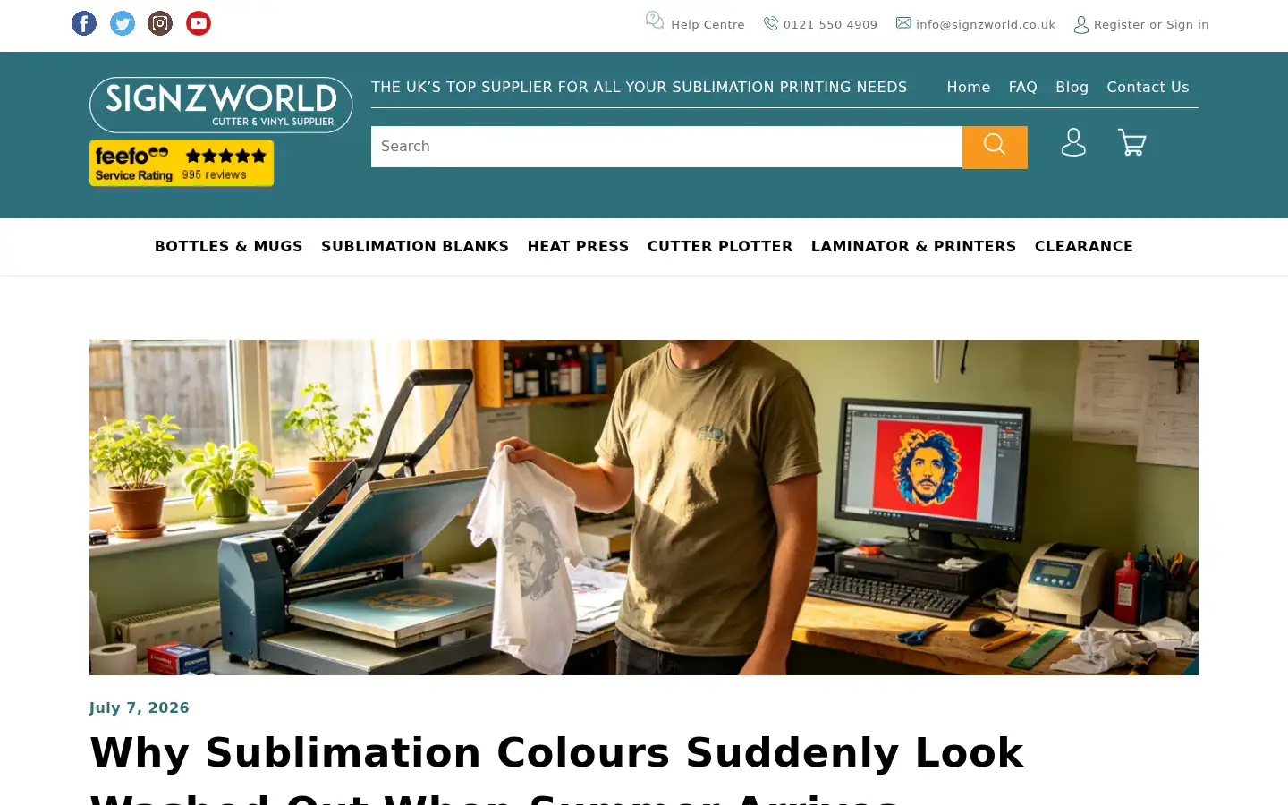 Screenshot of signzworld.co.uk