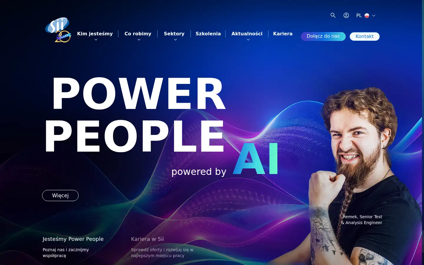 Screenshot of sii.pl