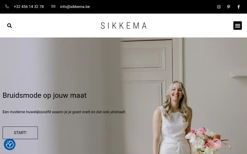 Screenshot of sikkema.be