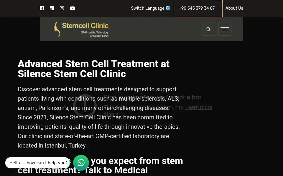 Screenshot of silenceclinic.com