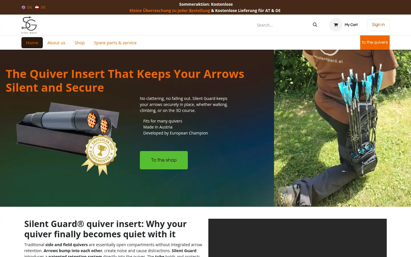Screenshot of silentguard.at