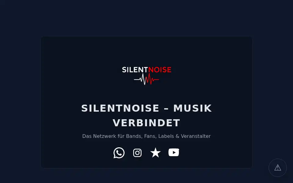 Screenshot of silentnoise-music.de