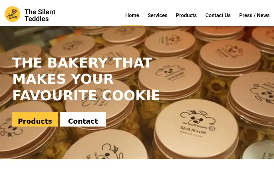Screenshot of silentteddies.com