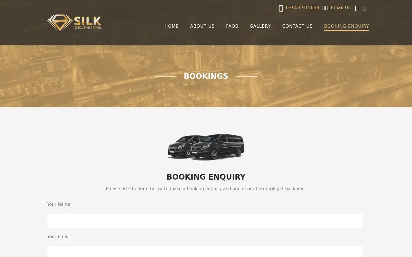 Screenshot of silkexecutivetravel.co.uk