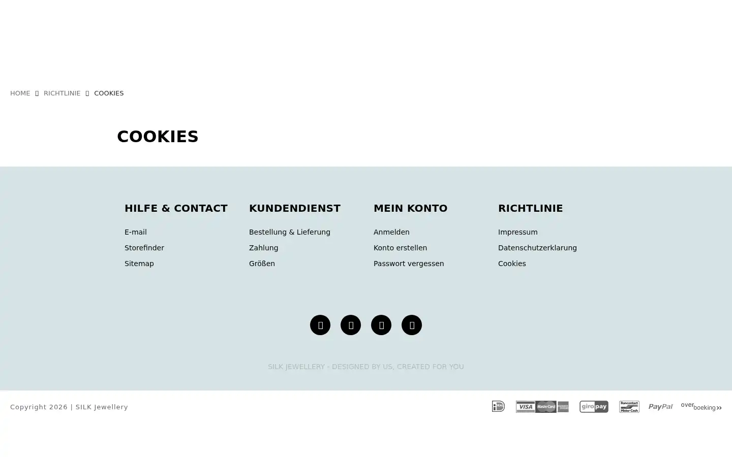 Screenshot of silkjewellery.de