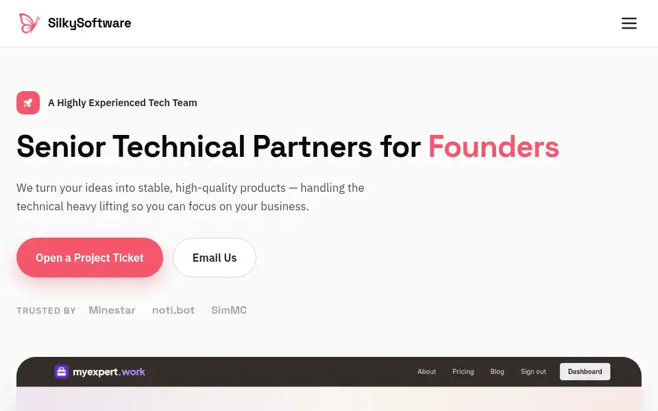 Screenshot of silkysoftware.com