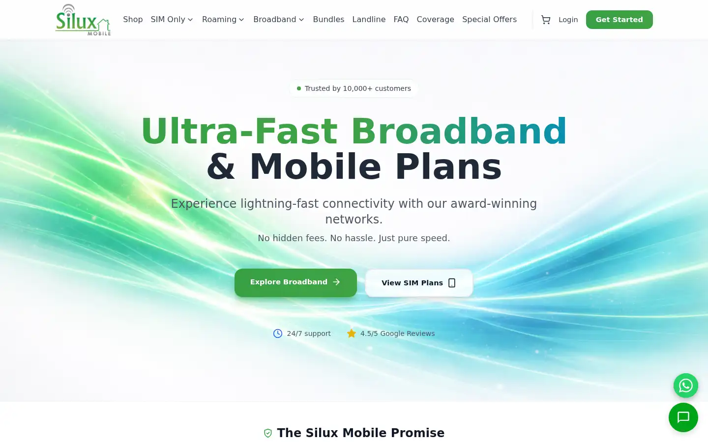 Screenshot of siluxmobile.co.uk