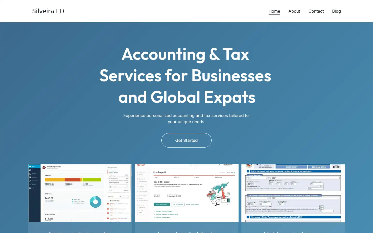 Screenshot of silveira-llc.com