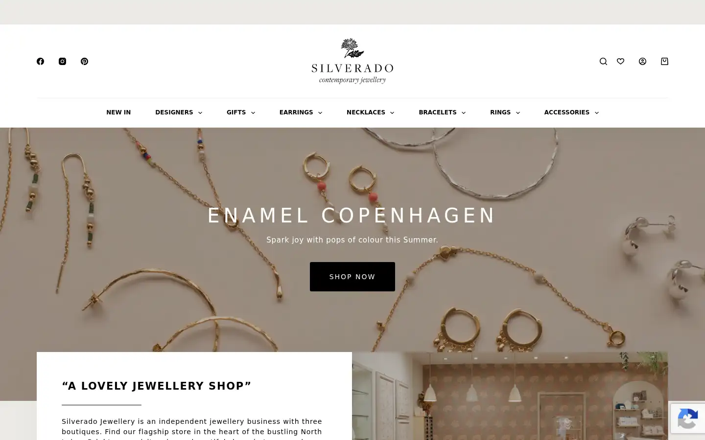 Screenshot of silverado.co.uk