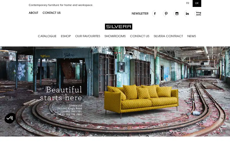 Screenshot of silveraltd.co.uk