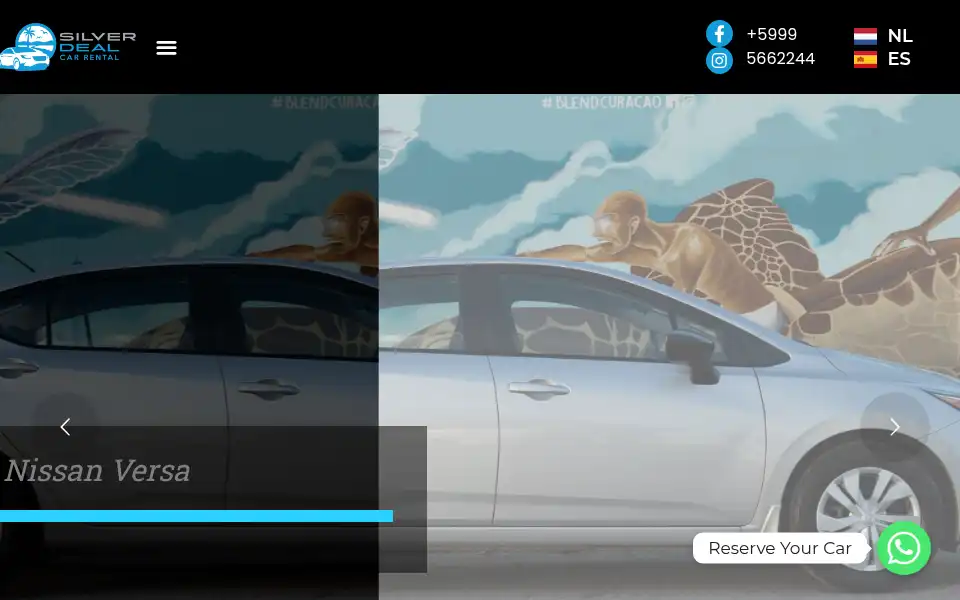 Screenshot of silverdealcarrental.com