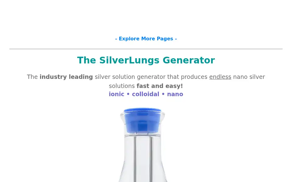 Screenshot of silverlungs.com
