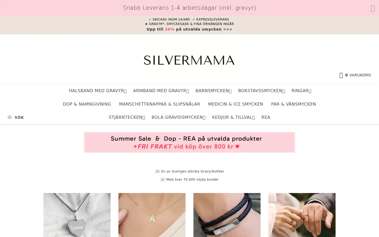 Screenshot of silvermama.se