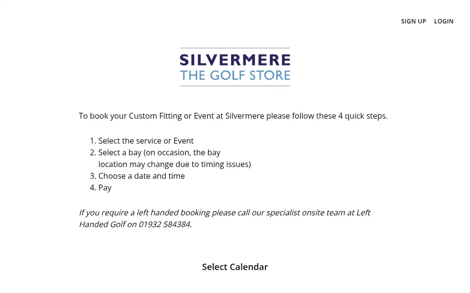 Screenshot of silvermeregolfstore.com