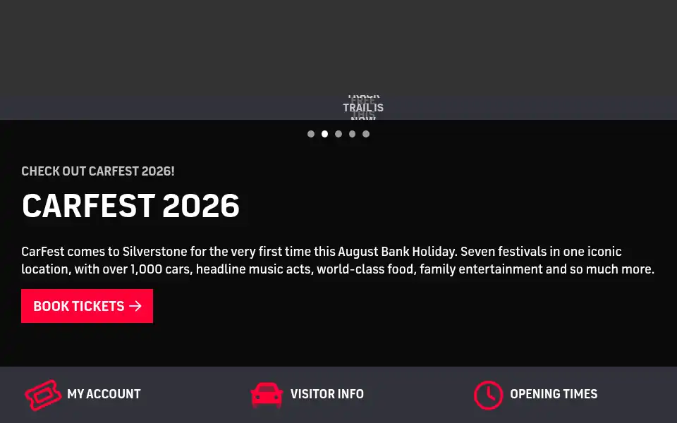 Screenshot of silverstone-experience.co.uk