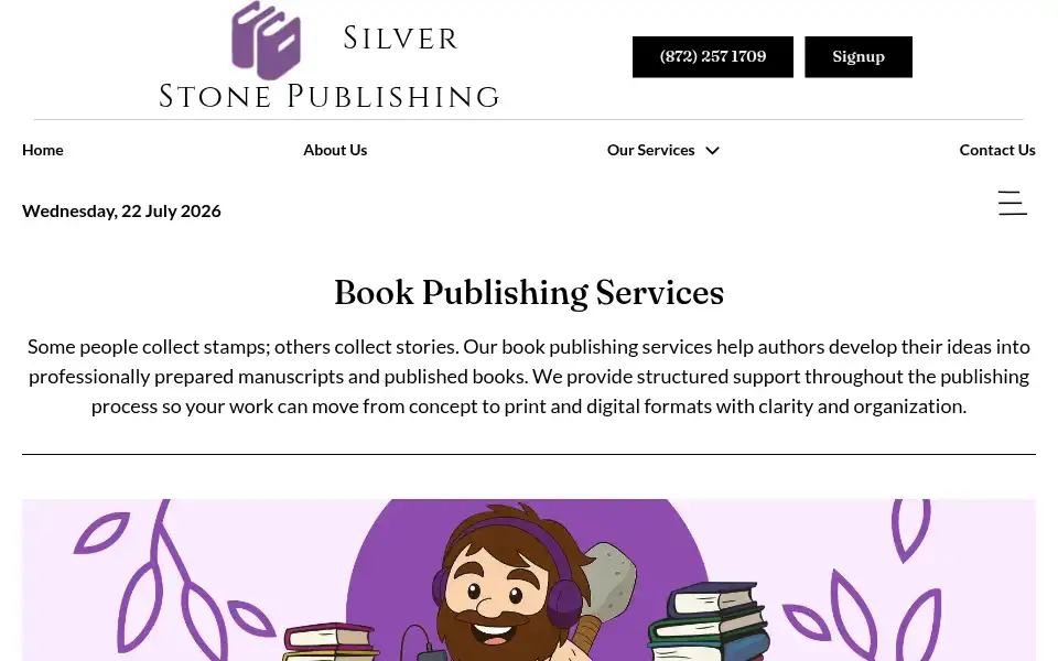 Screenshot of silverstonepublishing.com
