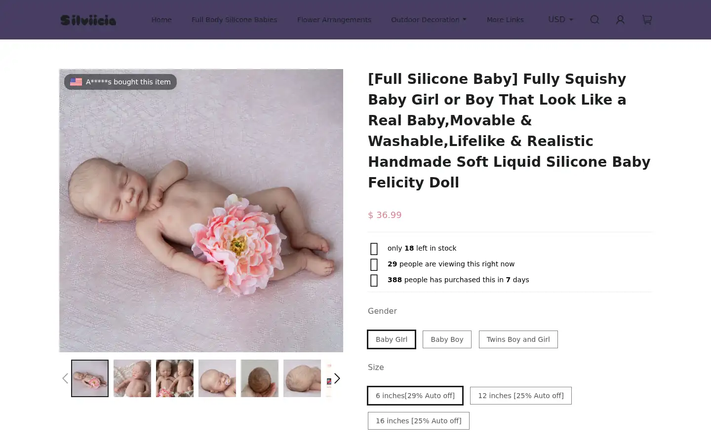 Screenshot of silviicia.com