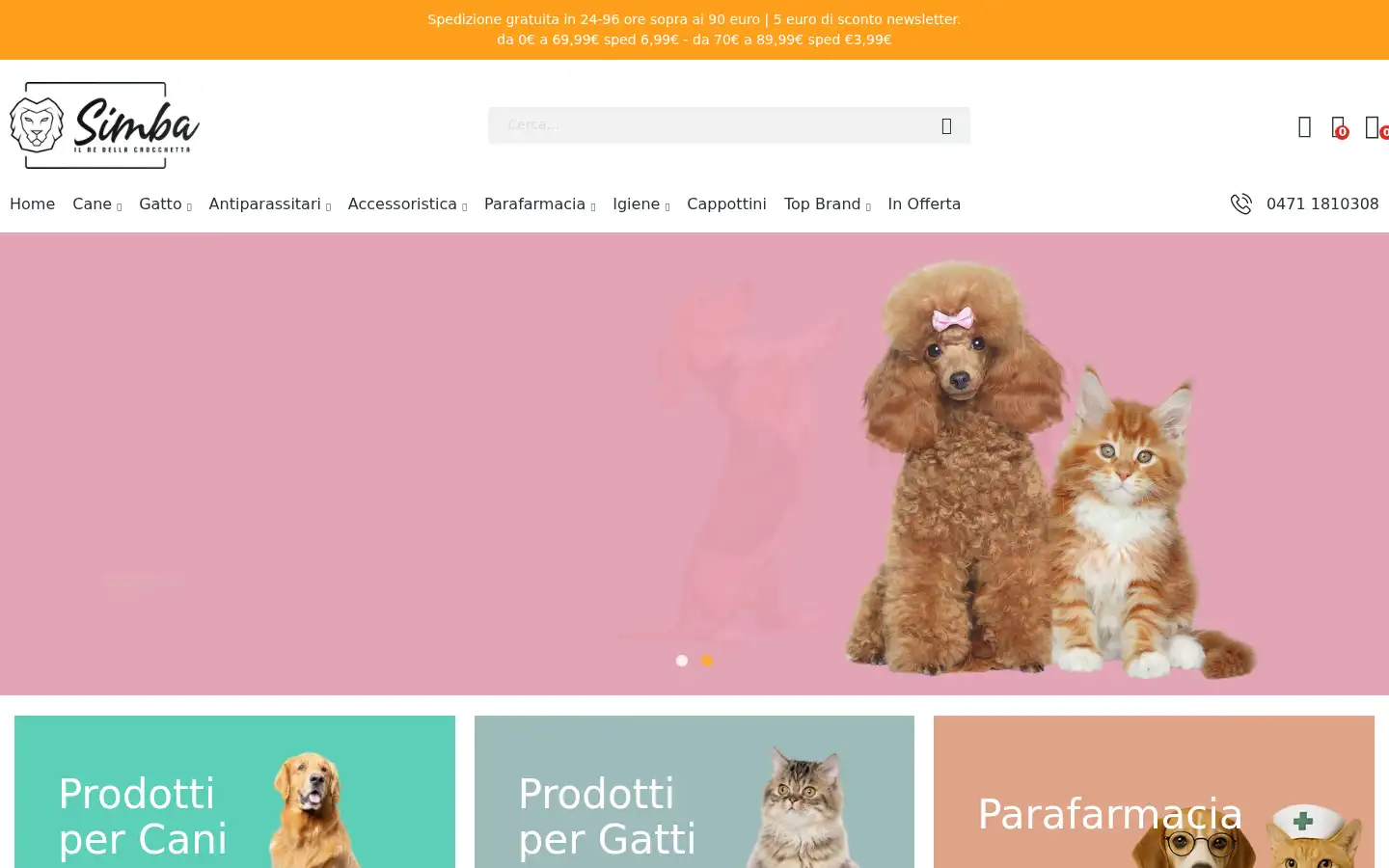 Screenshot of simbailredellacrocchetta.com