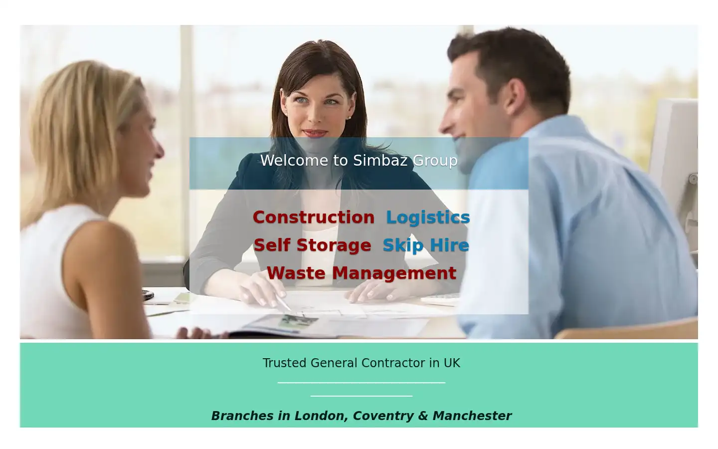 Screenshot of simbazgroup.com
