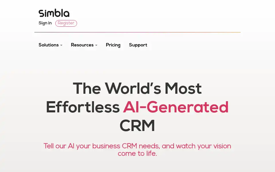 Screenshot of simbla.com