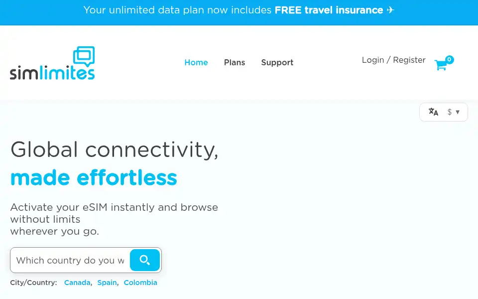 Screenshot of simlimites.com