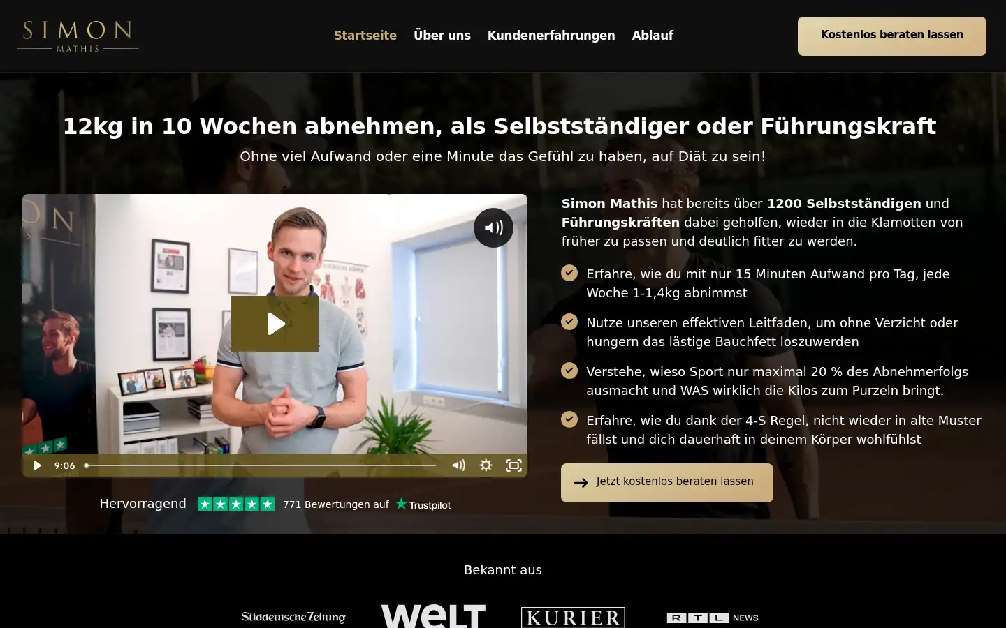 Screenshot of simon-mathis.com