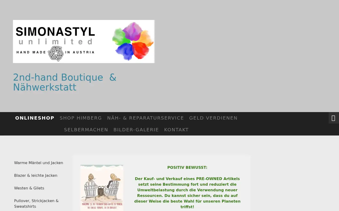 Screenshot of simonastyl.at