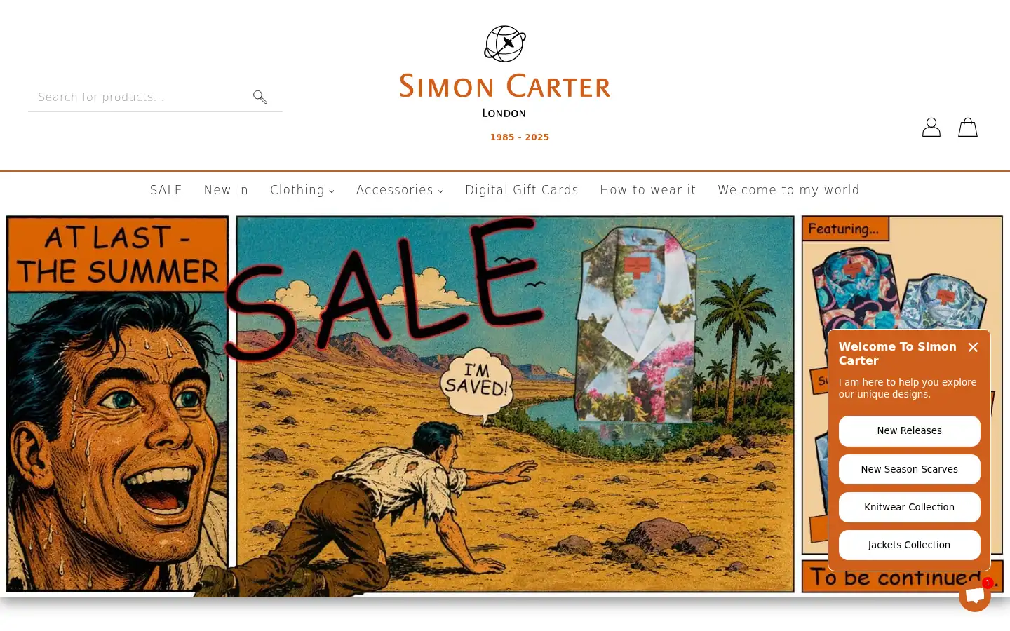 Screenshot of simoncarter.net