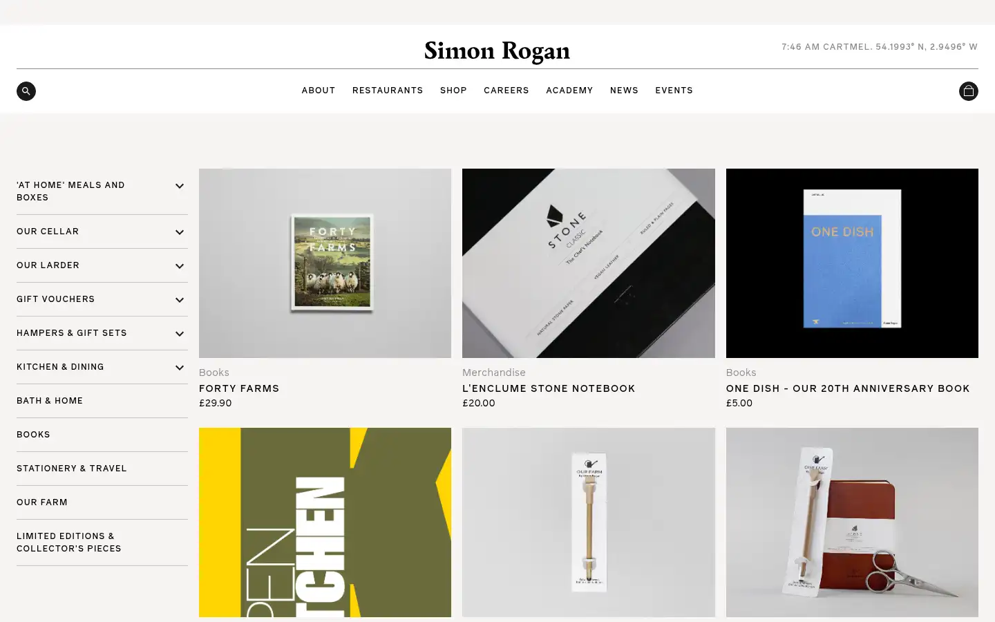 Screenshot of simonrogan.co.uk
