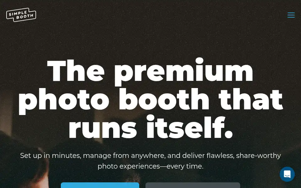 Screenshot of simplebooth.com