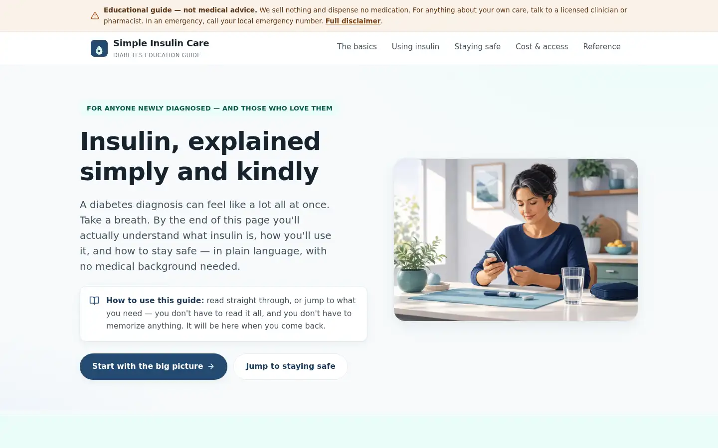 Screenshot of simpleinsulin-pharmacy.com