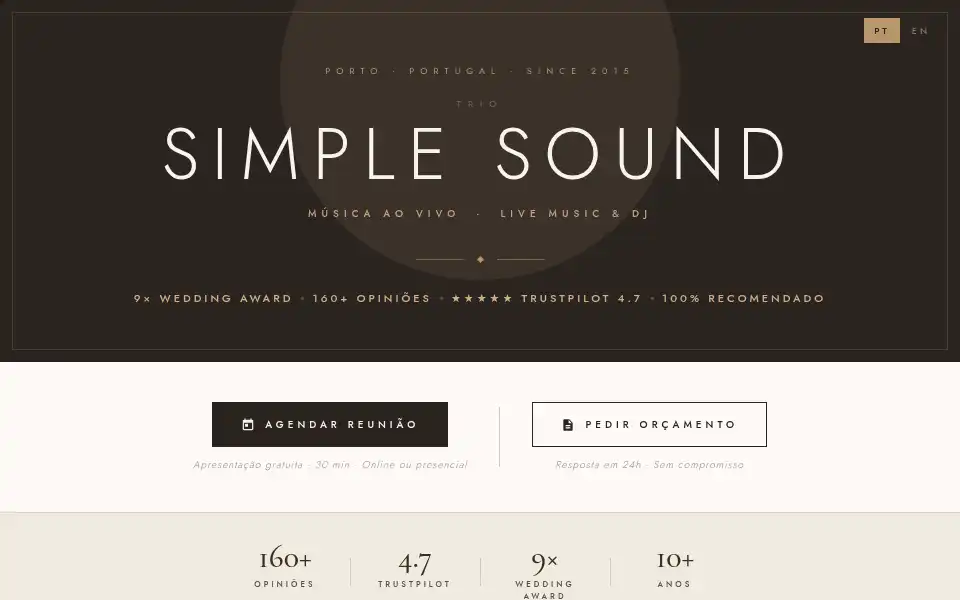 Screenshot of simplesound.pt