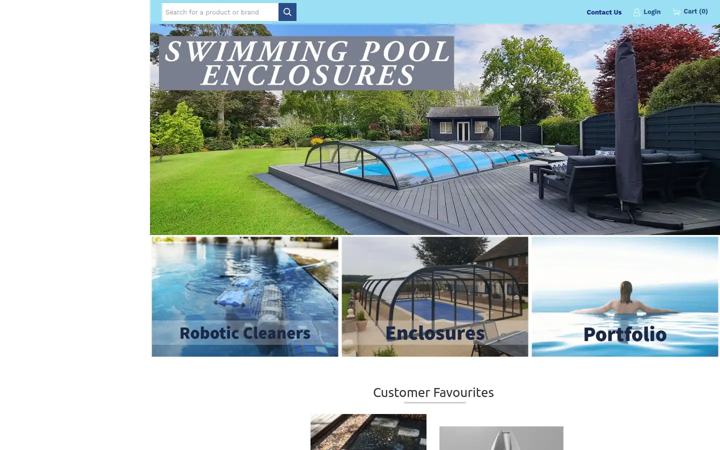 Screenshot of simplexpools.co.uk